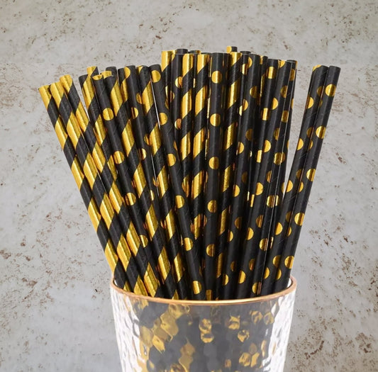 Metallic Paper Straws